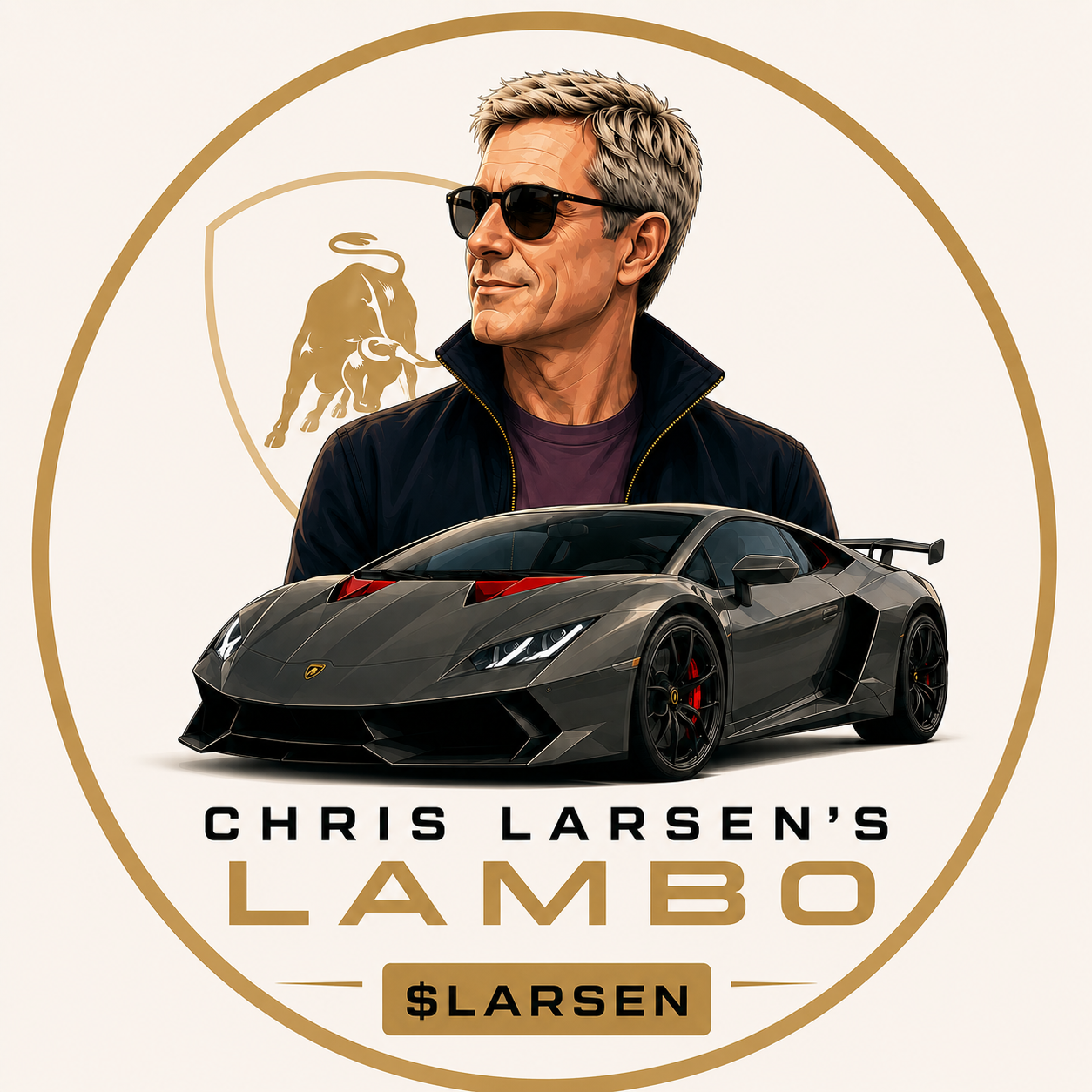 Chris Larsen's Lambo